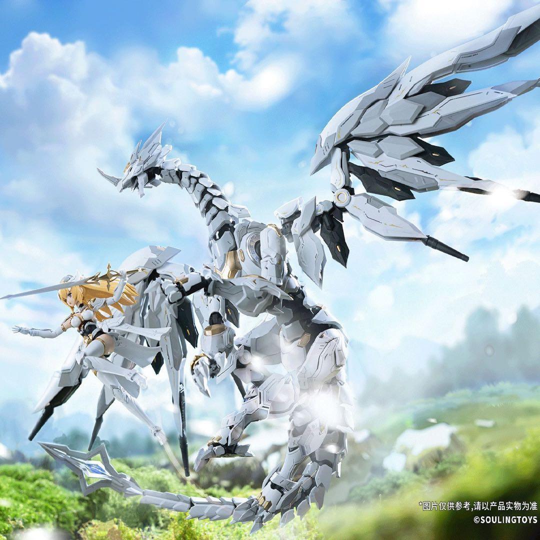 塑霊模型1/12 『白昼流星』 魔龍 白昼·ドーン​＆流星·ミデル組み立てキット