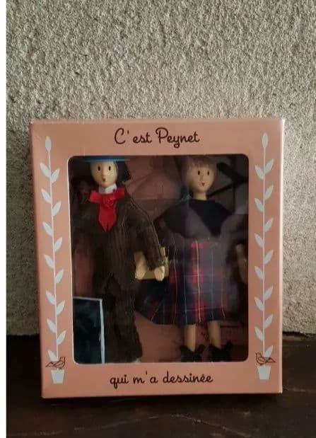 パリで購入❣️レイモン・ペイネ☆2007年度版☆お人形☆芸術家とバイオリニスト☆