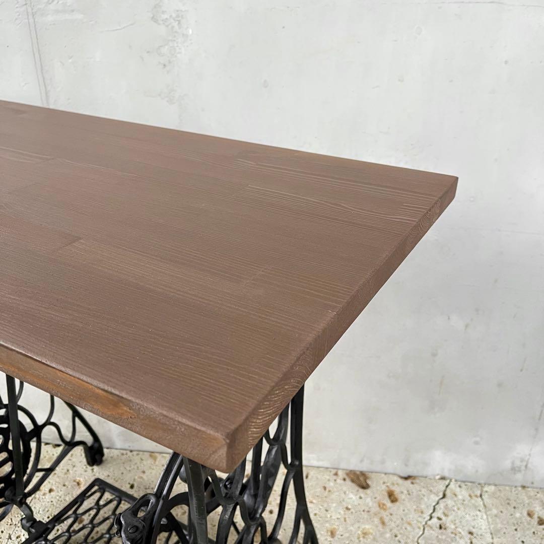 なーさん　イギリス　アンティークミシン脚テーブル　REIKO 足踏みミシン