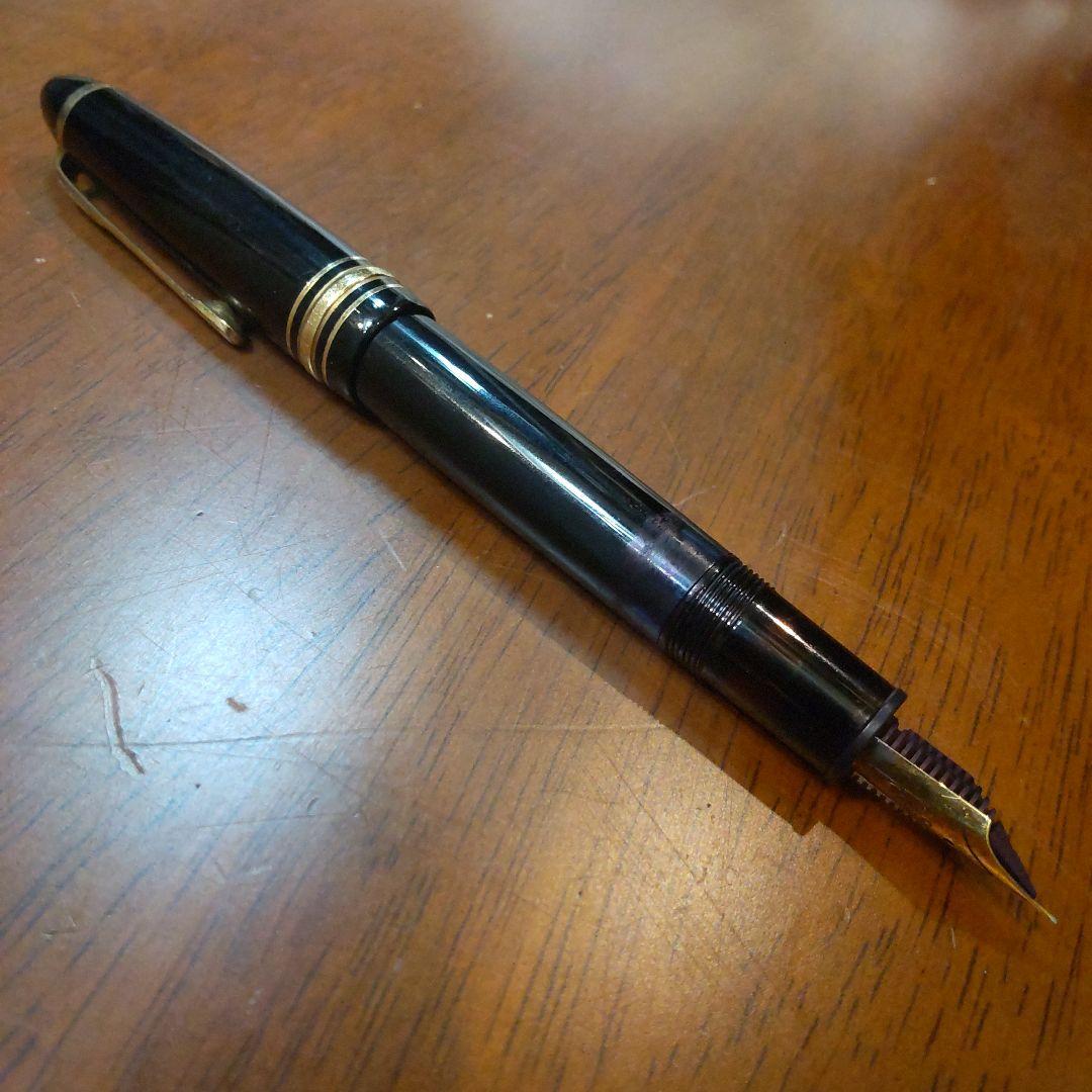 70年代 モンブラン MONTBLANC 万年筆 ボールペン 吸入式 18K 金