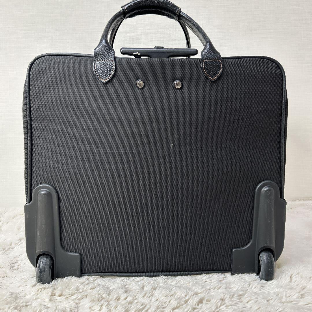 ロンシャン 旅行カバン キャリーバッグ 機内持ち込み可 LONGCHAMP 黒