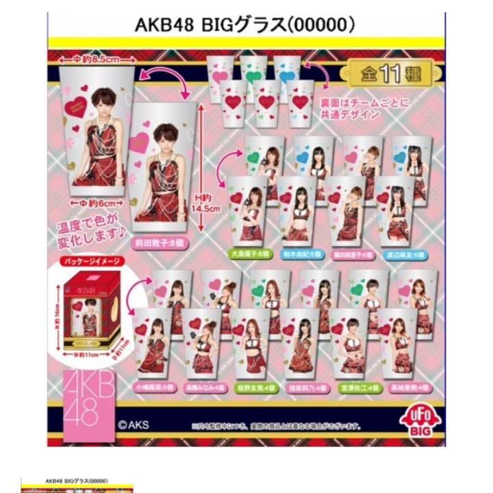 AKB48 ビッググラス11種 全セット 未開封 希少