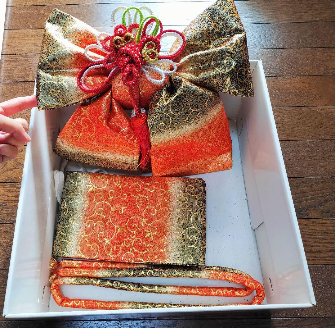 値下げ交渉可 七五三 アンティーク着物 フルセット 小物付き　正絹　7歳