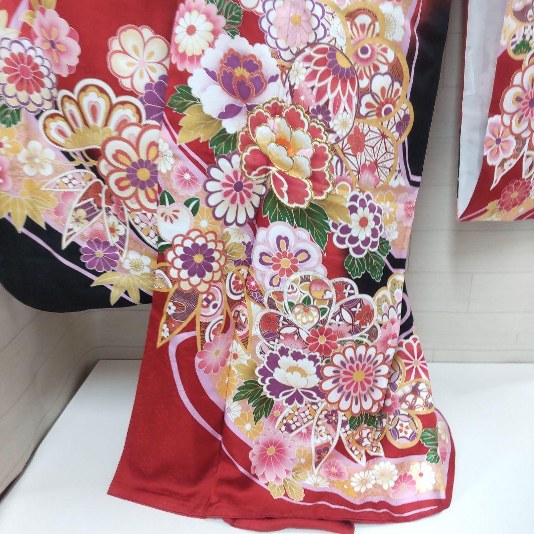 美品　ジョイフル恵利　振袖　長襦袢　帯　セット　着物　KJ05