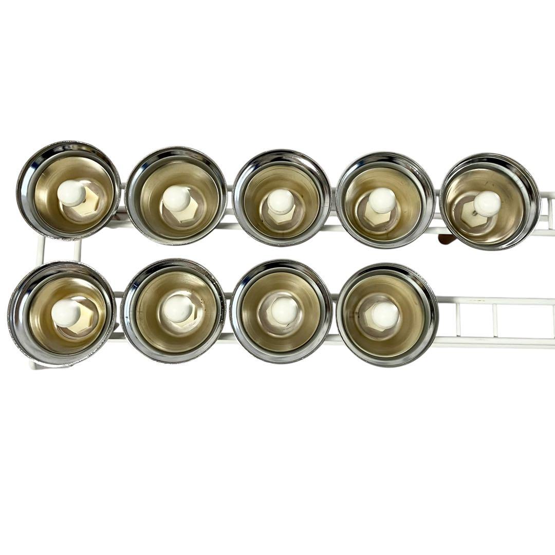 【良品】 ウチダ ミュージックベル 23音 ハンドベル シルバー ケース付