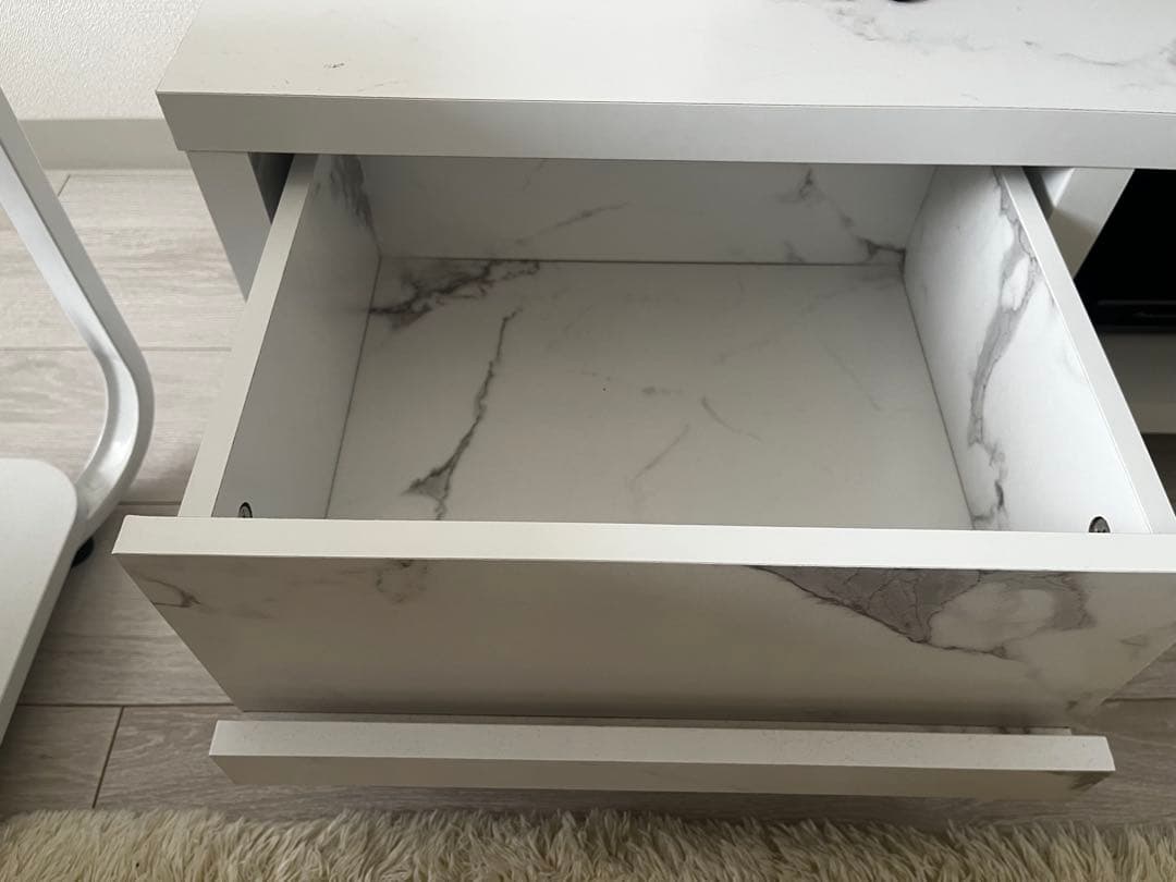 T*u様 大理石調テレビ台 ローボード [幅140] LOWYA
