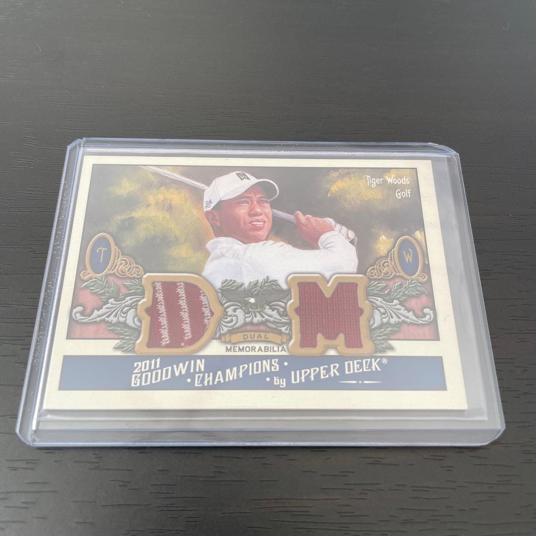tiger woods タイガー ウッズ コスチュームカード メモラビリアカード