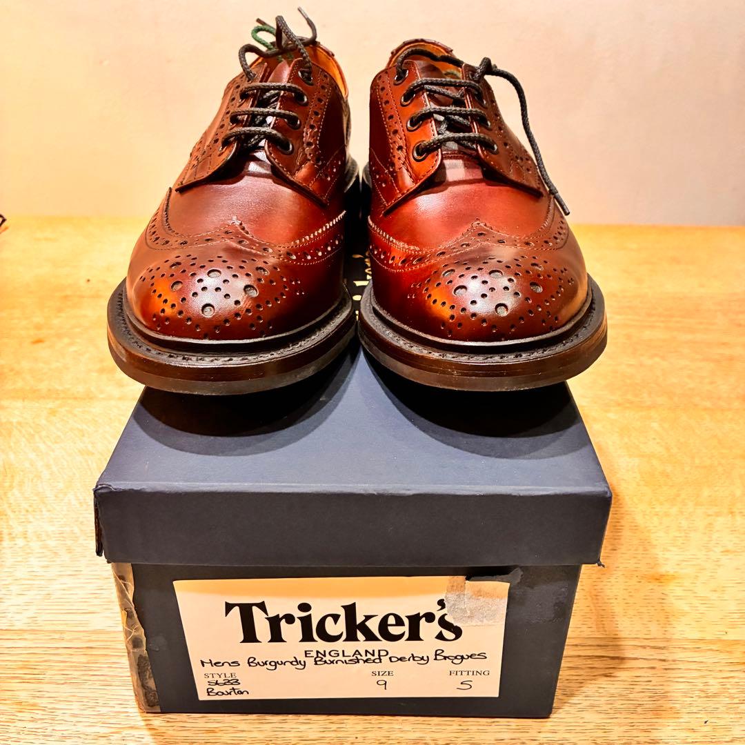 ✴️新年特価✴️新品未使用　Tricker's トリッカーズ バーガンディ