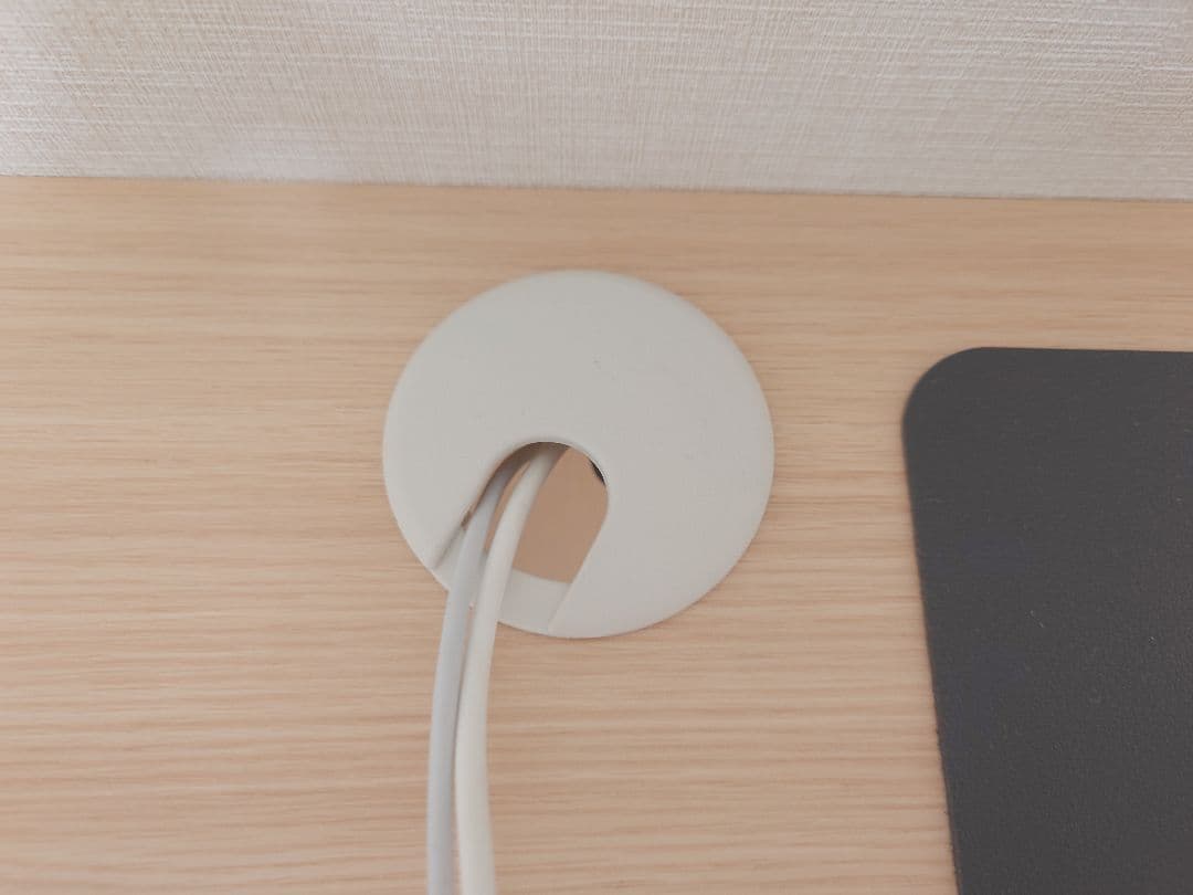 ナチュラル木製パソコンデスク 3引き出し付き