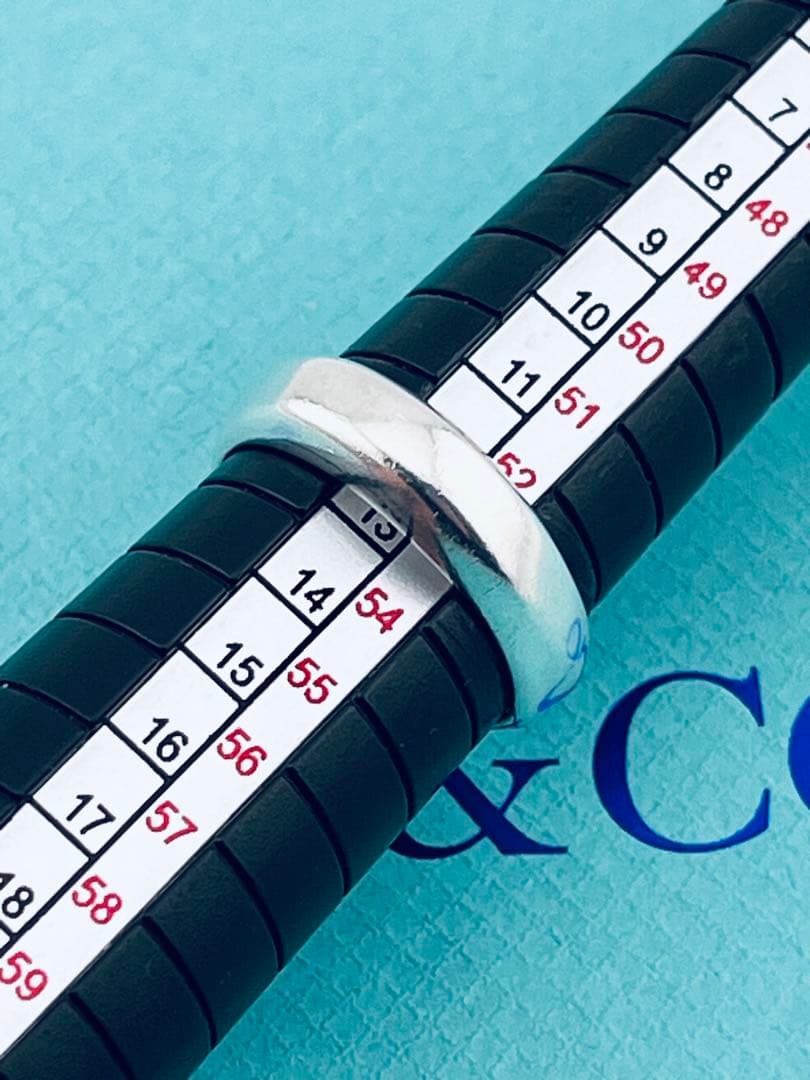 c960 オールド　ティファニー　1999 ナイフエッジ　リング　約12.5号