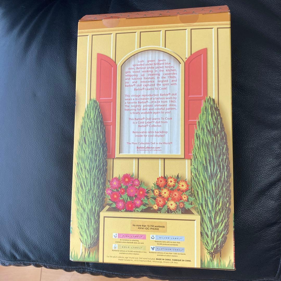 クリアファイル Barbie Doll LEARNS TO COOK