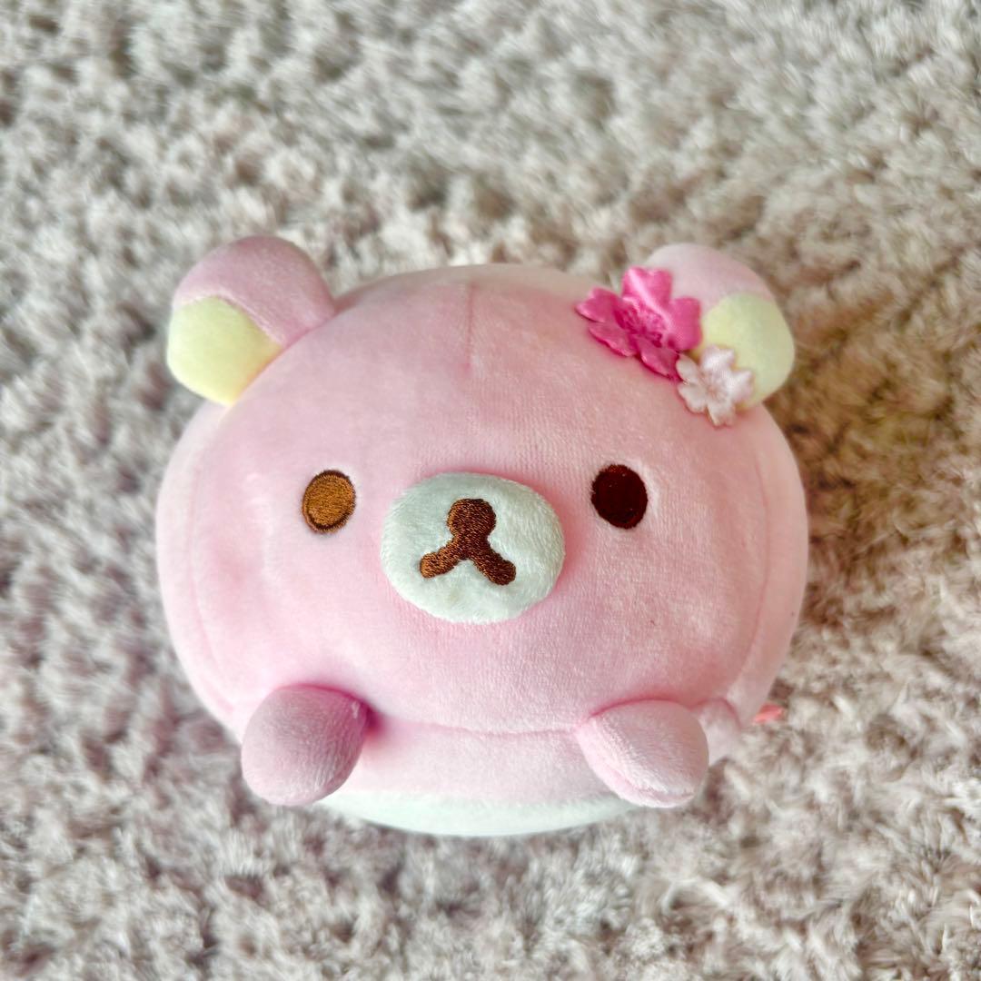 リラックマストア限定 さくら まんまるもーちもちぬいぐるみ リラックマ 桜