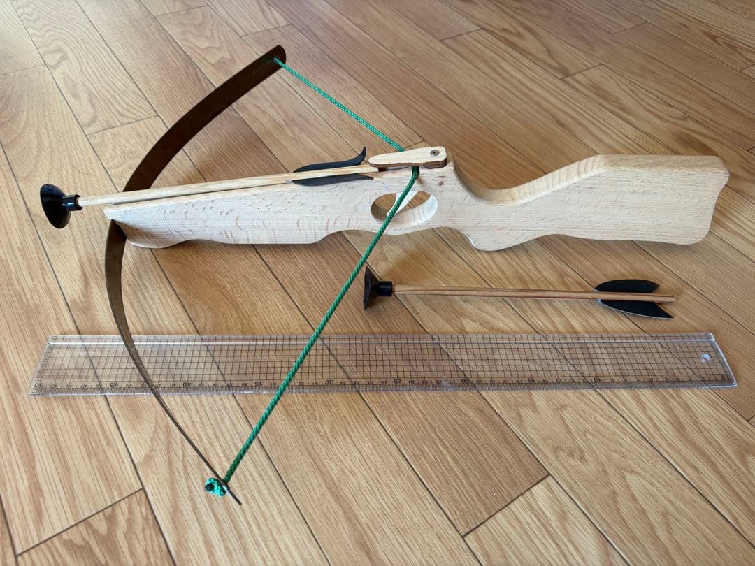 フランス製 本格 木製クロスボウ 大小セット