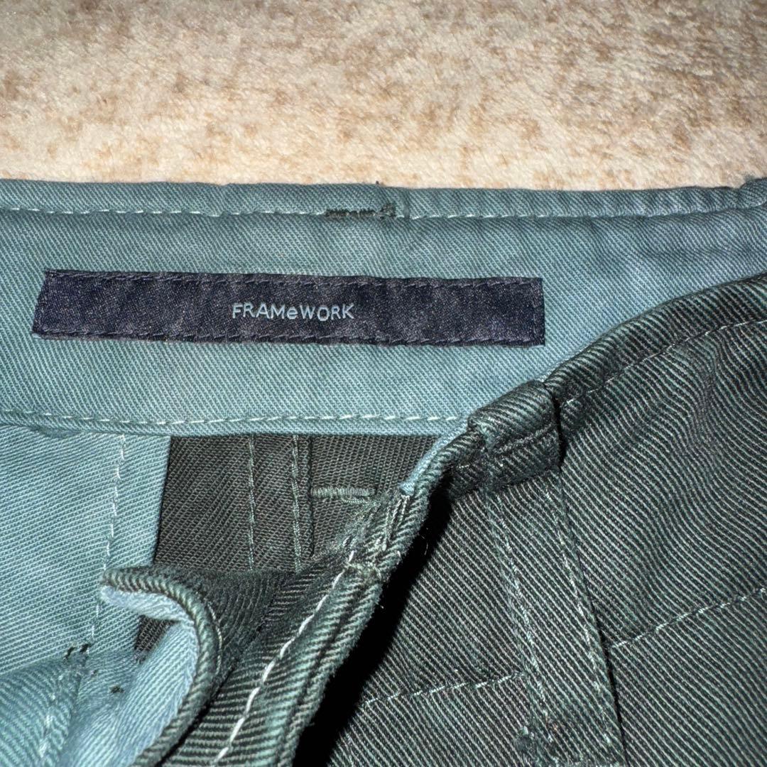 FRAMeWORK オリーブグリーン チノパン　サイズ38