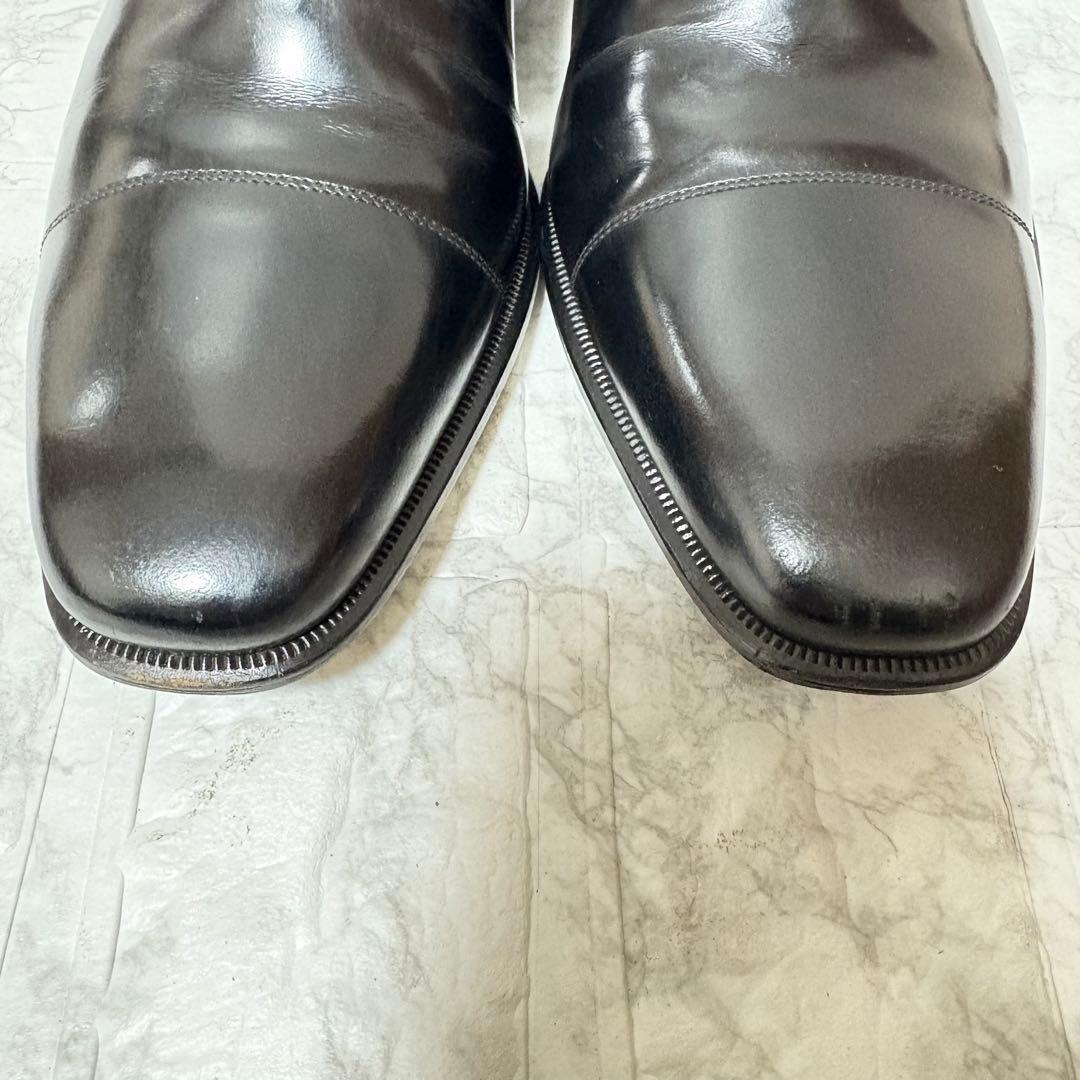 【美品】REGAL 黒 レザー 革靴 26㎝ 725R ストレートチップ