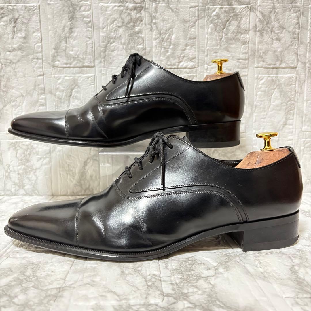 【美品】REGAL 黒 レザー 革靴 26㎝ 725R ストレートチップ