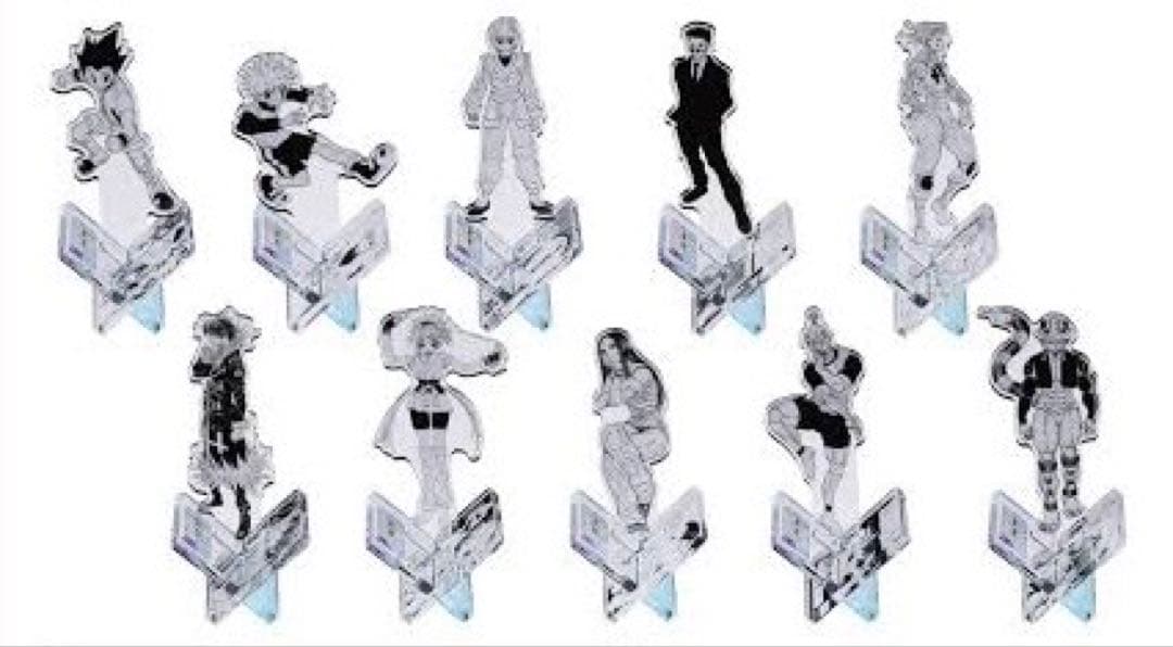 HUNTER×HUNTER アクリル\"X\"フィギュアコレクション 10個セット