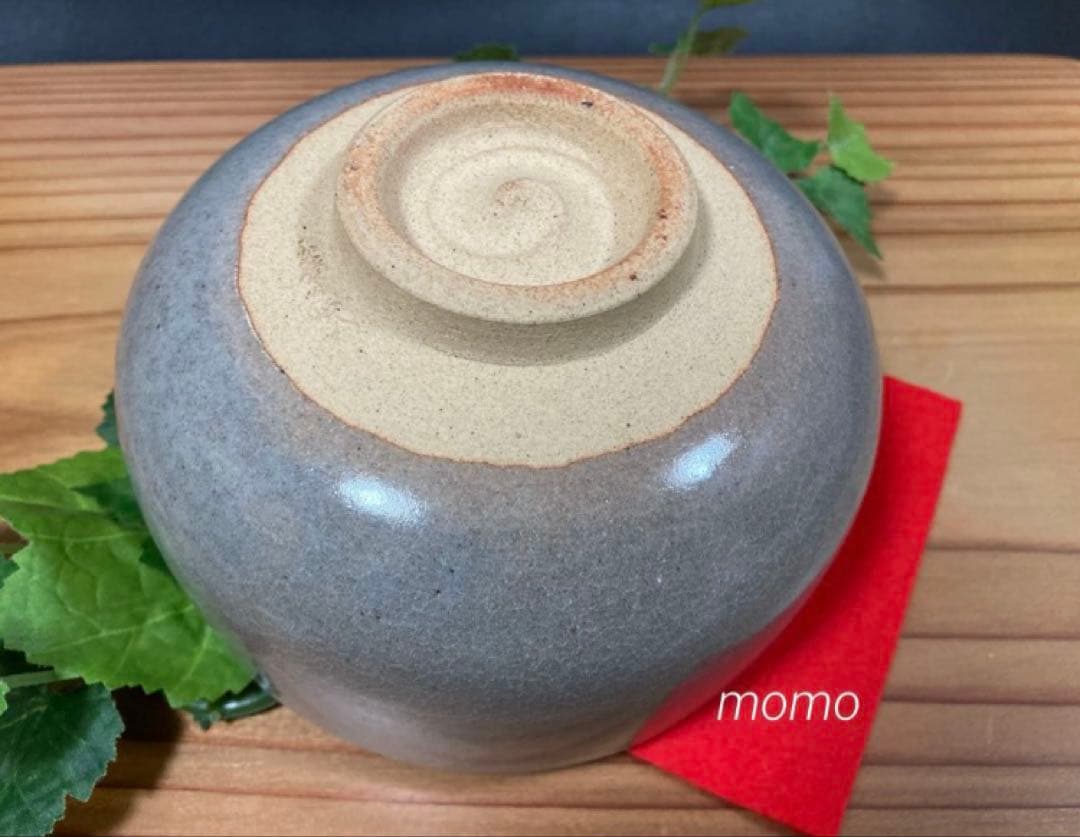 赤膚焼　正人窯　抹茶碗　共箱入　箱蓋裏書　元興寺　辻村泰圓　書　心　昭和　貴重！