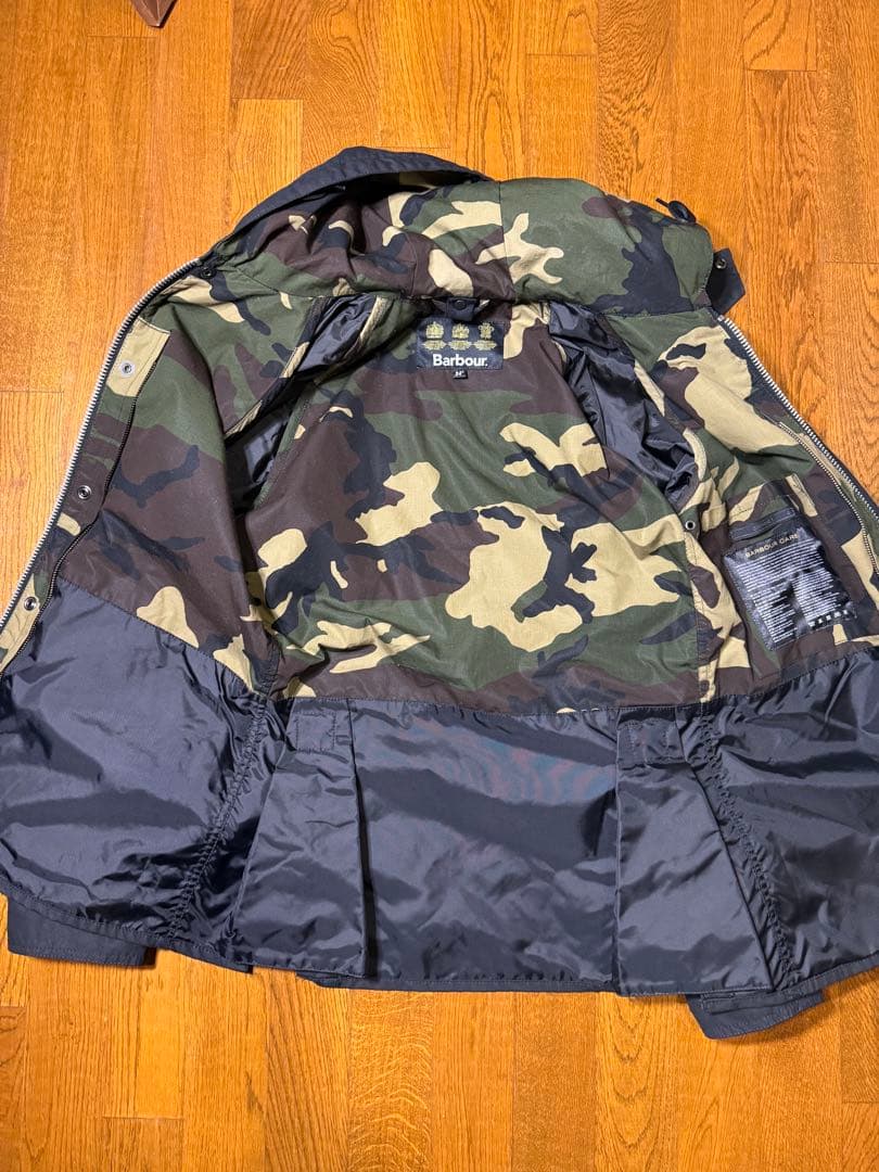 バブアー×ソフ オイルドフードジャケット　34