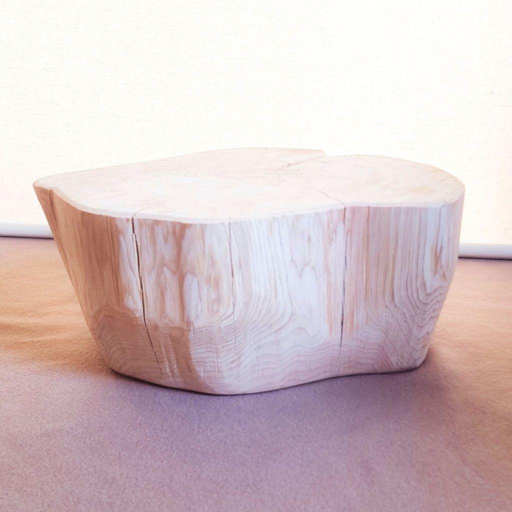 天然アロマ 東濃ひのき テーブル 飾り台 無垢無塗装 オーガニック