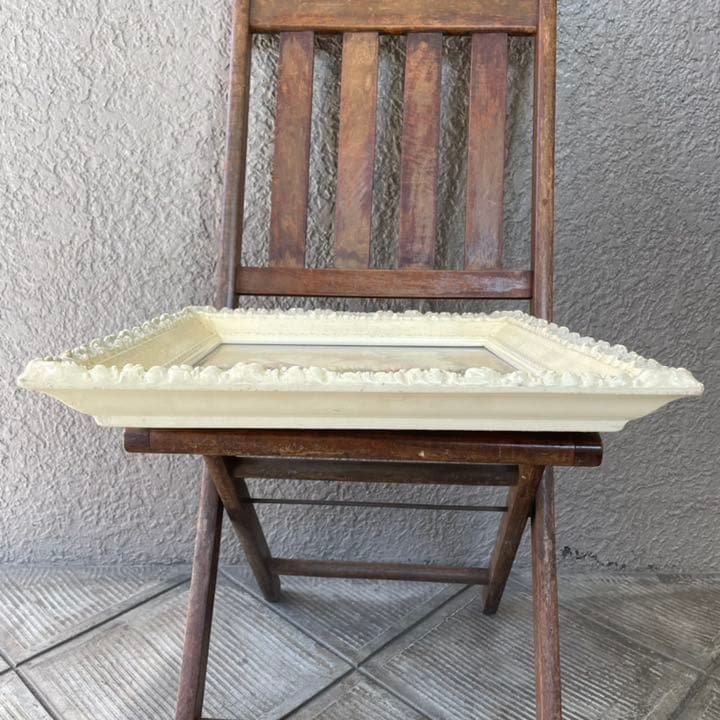 50's 希少 ターナー社アメリカアンティーク蝶＆花の壁掛け インテリアUSA