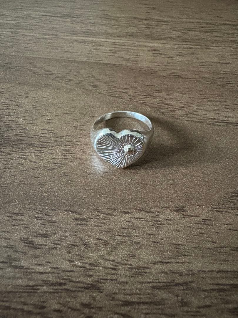 frank and easy ハート型シルバーリング