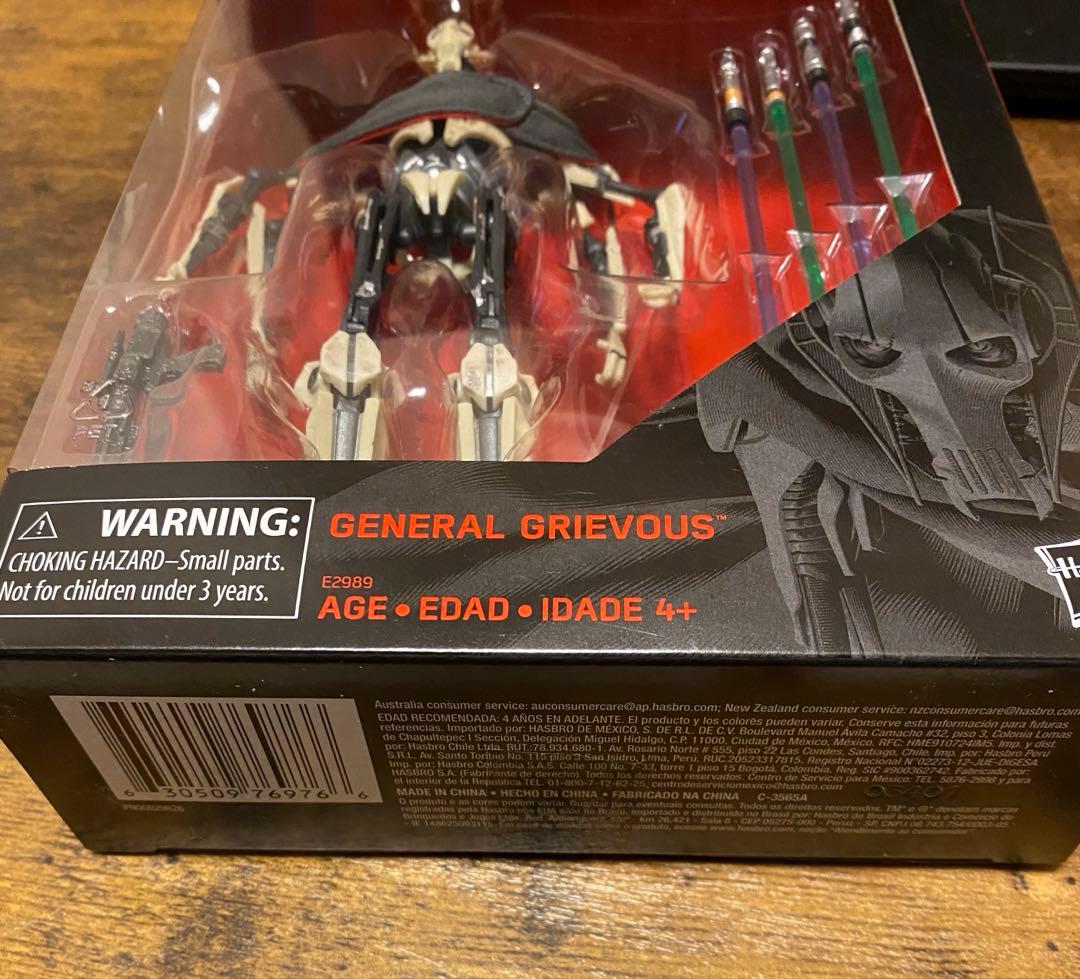 スターウォーズ　ブラックシリーズ　グリーヴァス将軍　フィギュア