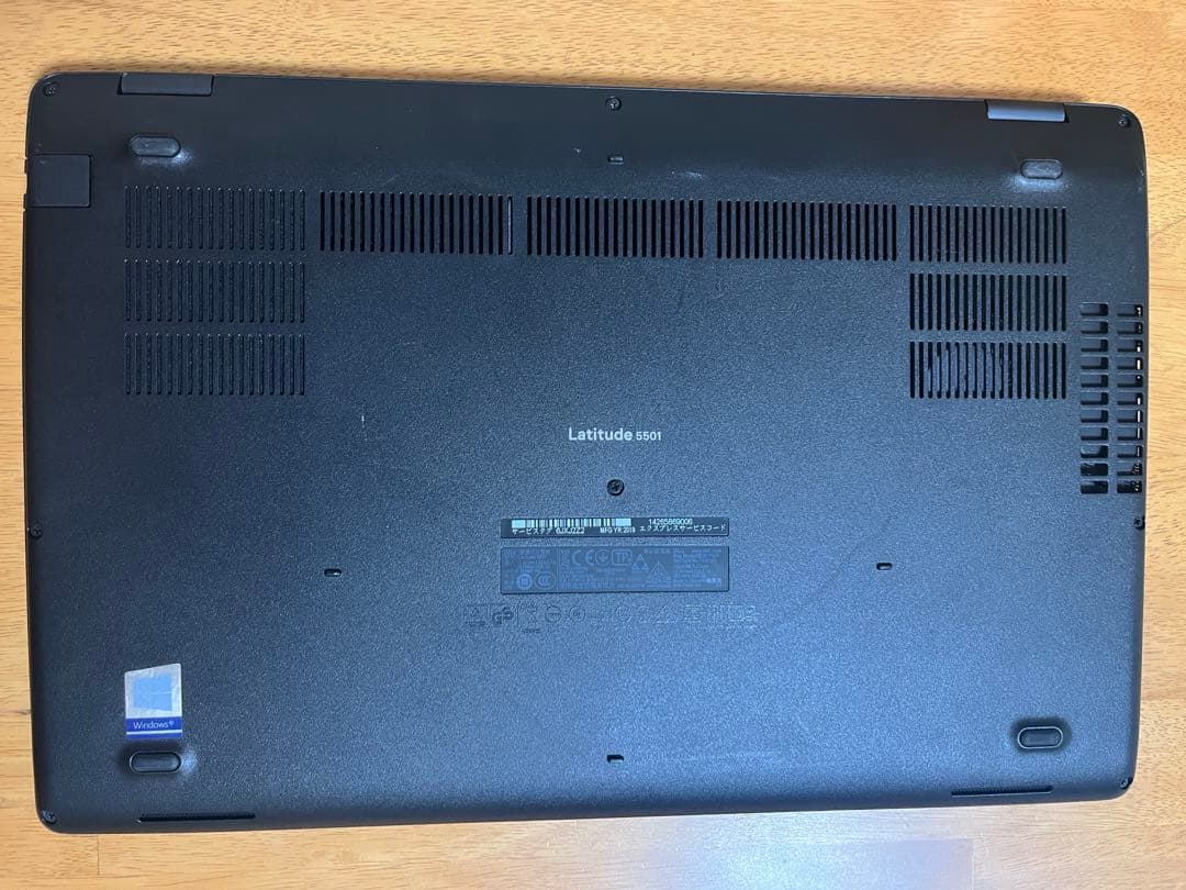 GPU搭載Dell Latitude 5501 i7-9 32GB 512GB