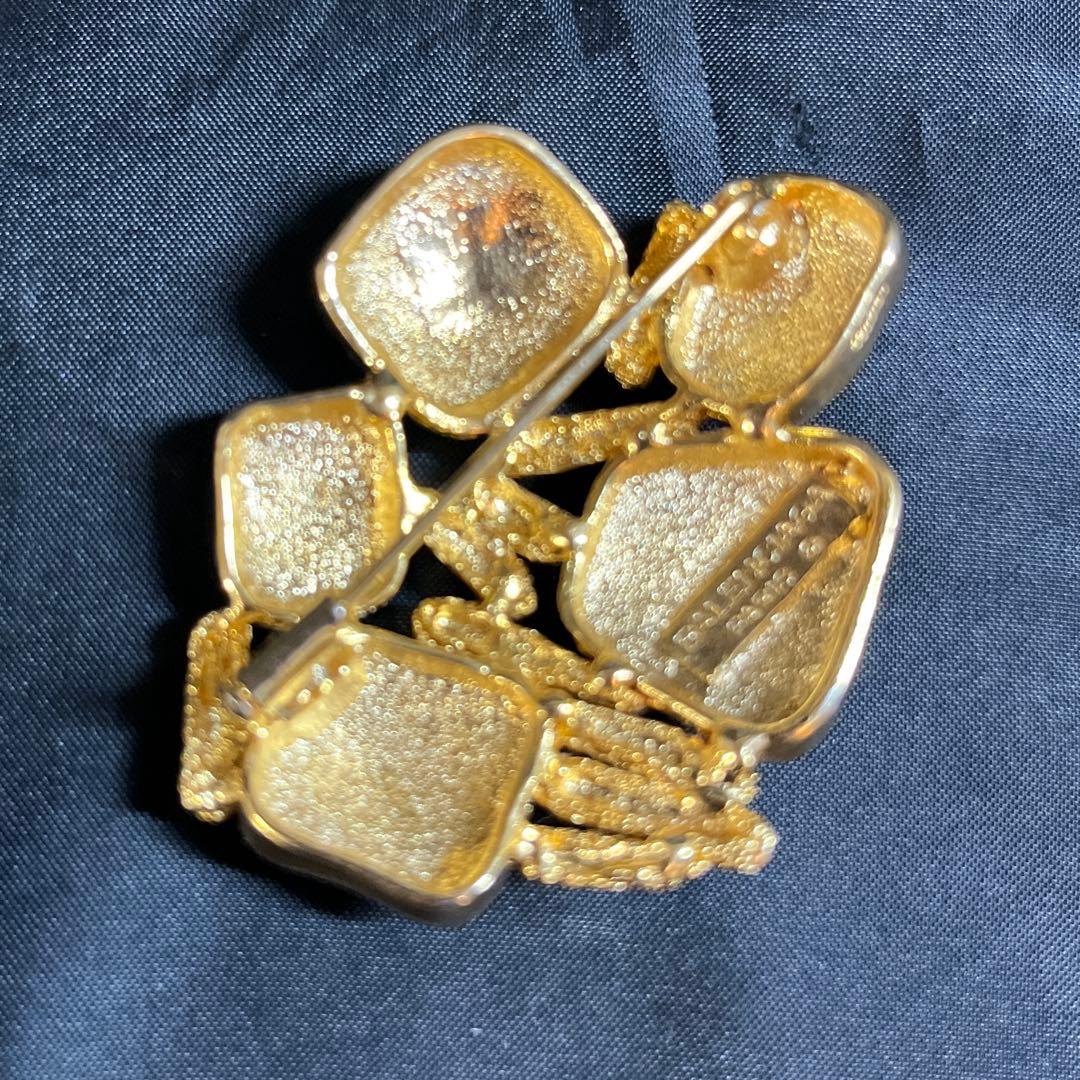 BALENCIAGA バレンシアガ ブローチ ヴィンテージ ストーン