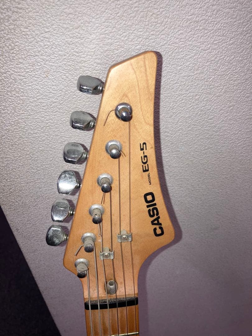 CASIO EG-5 エレキング 動作品 当時物 付属品カセットテープ2本有り