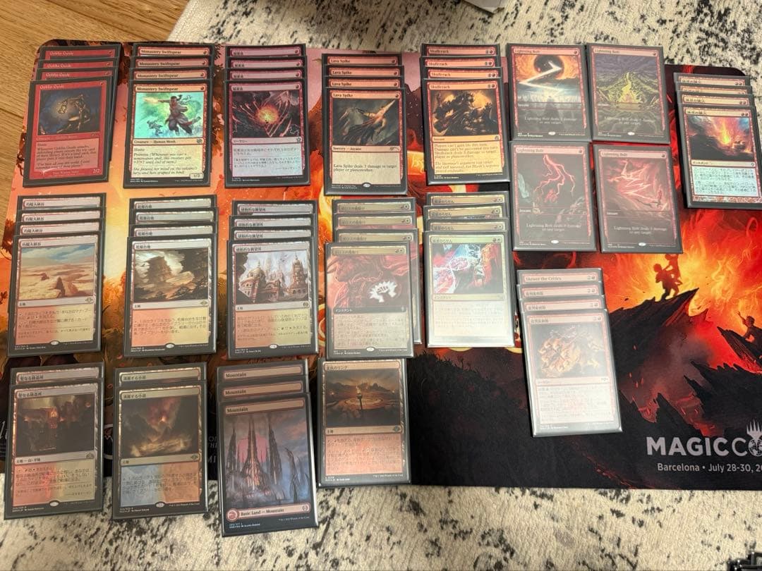 mtg ボロスバーン　モダンフルFoil メイン60枚+サイド・調整パーツ31枚