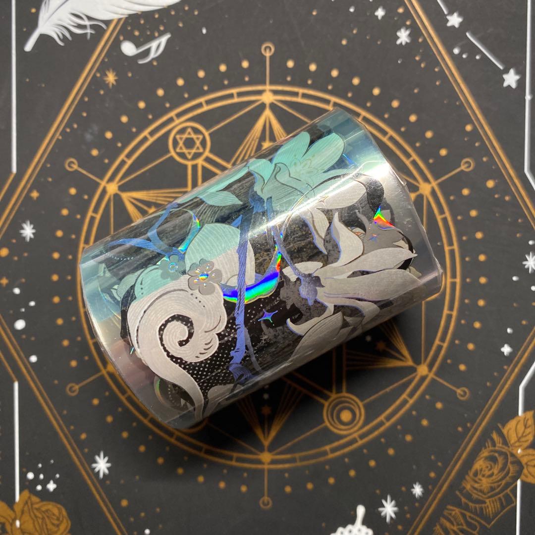 【A】海外　10m巻　貝殻光/ ホログラムマスキングテープ　動物/装飾/お花系