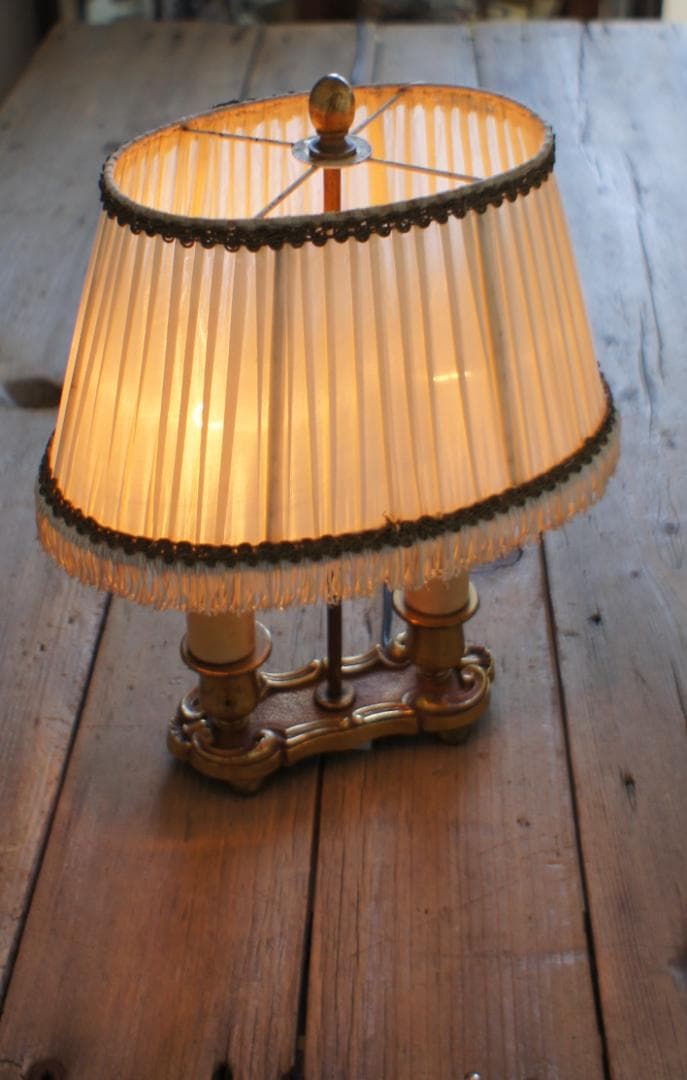 キャンドル　ランプ　 ブロカント　シャンデリア　フランス　アンティーク