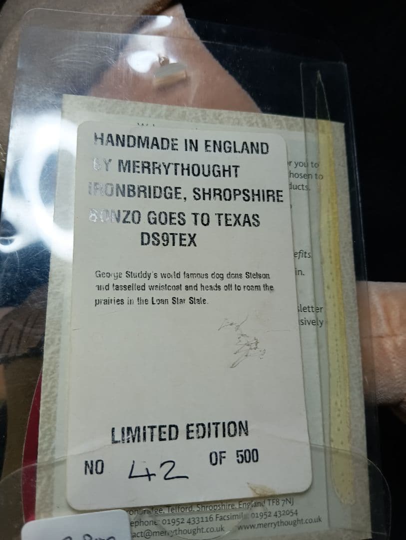 メリーソート 「ボンゾ ゴーズ トゥ テキサス」42/500 限定版