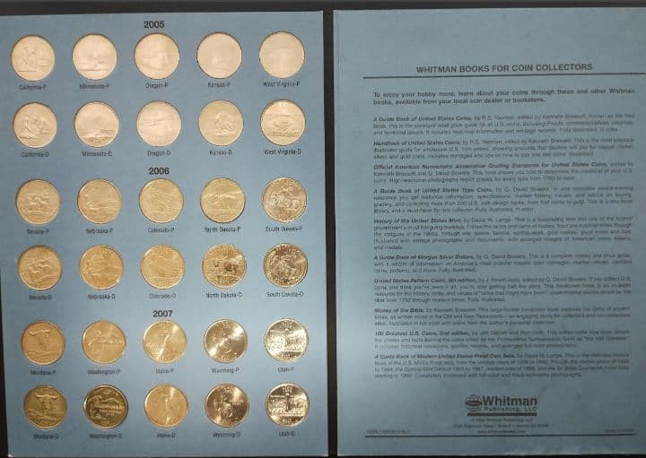 アメリカ 50州クォーター (1999年〜2009年)　コンプリート版112枚