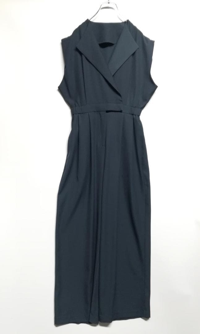 M ニアナ niana スタンドアウトカラーオールインパンツ 結婚式 ブルー