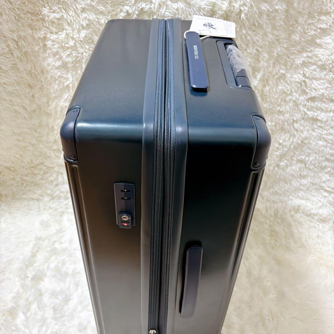 【ぼんす】美品 ユーエスポロ スーツケースキャリーバッグ ネイビー60L
