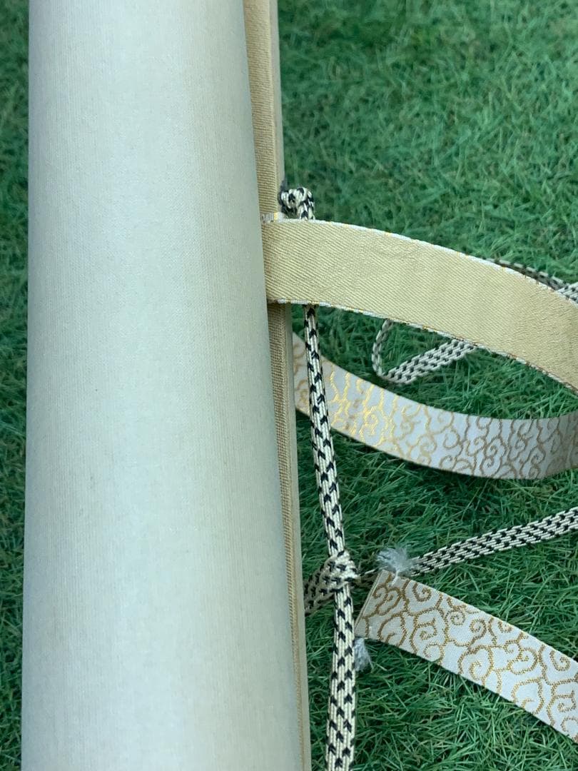 松上双鶴　美術年鑑　福田素仙 松上鶴　共箱付 掛軸