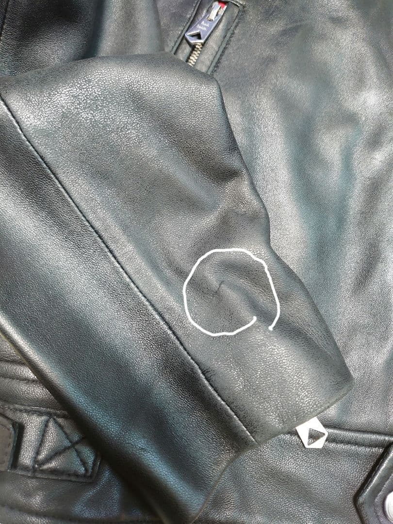 名作！傑作！　ポールスミス　レザーライダース　ブルゾン　サイズL