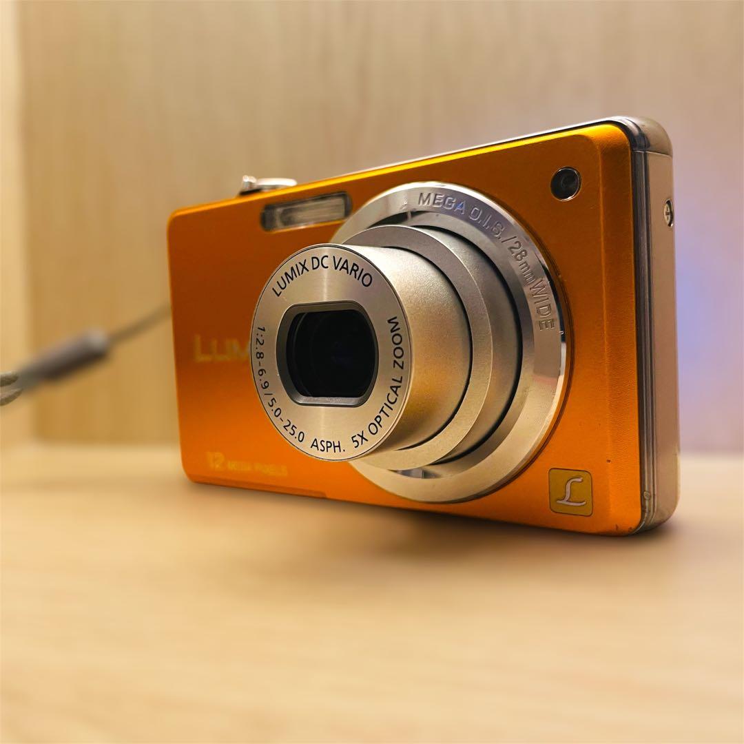 Panasonic LUMIX DMC-FS10 オレンジ コンデジ