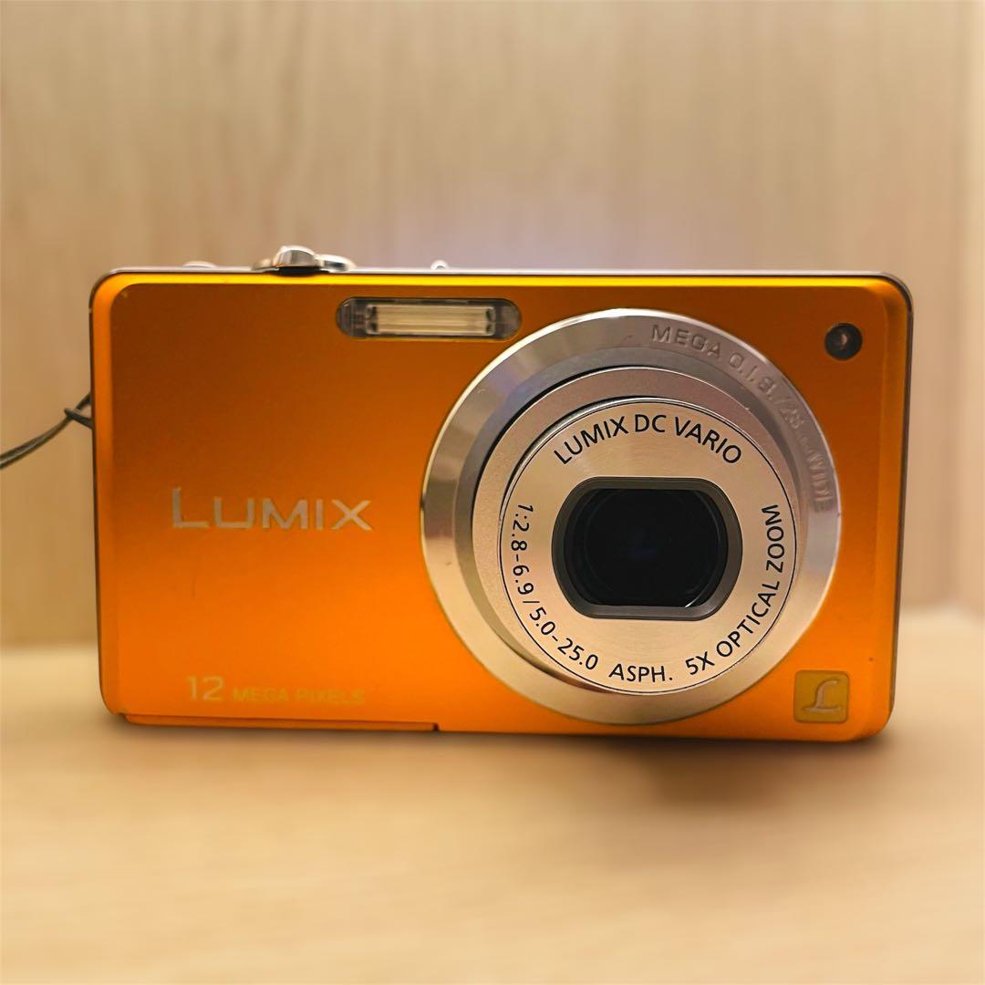Panasonic LUMIX DMC-FS10 オレンジ コンデジ