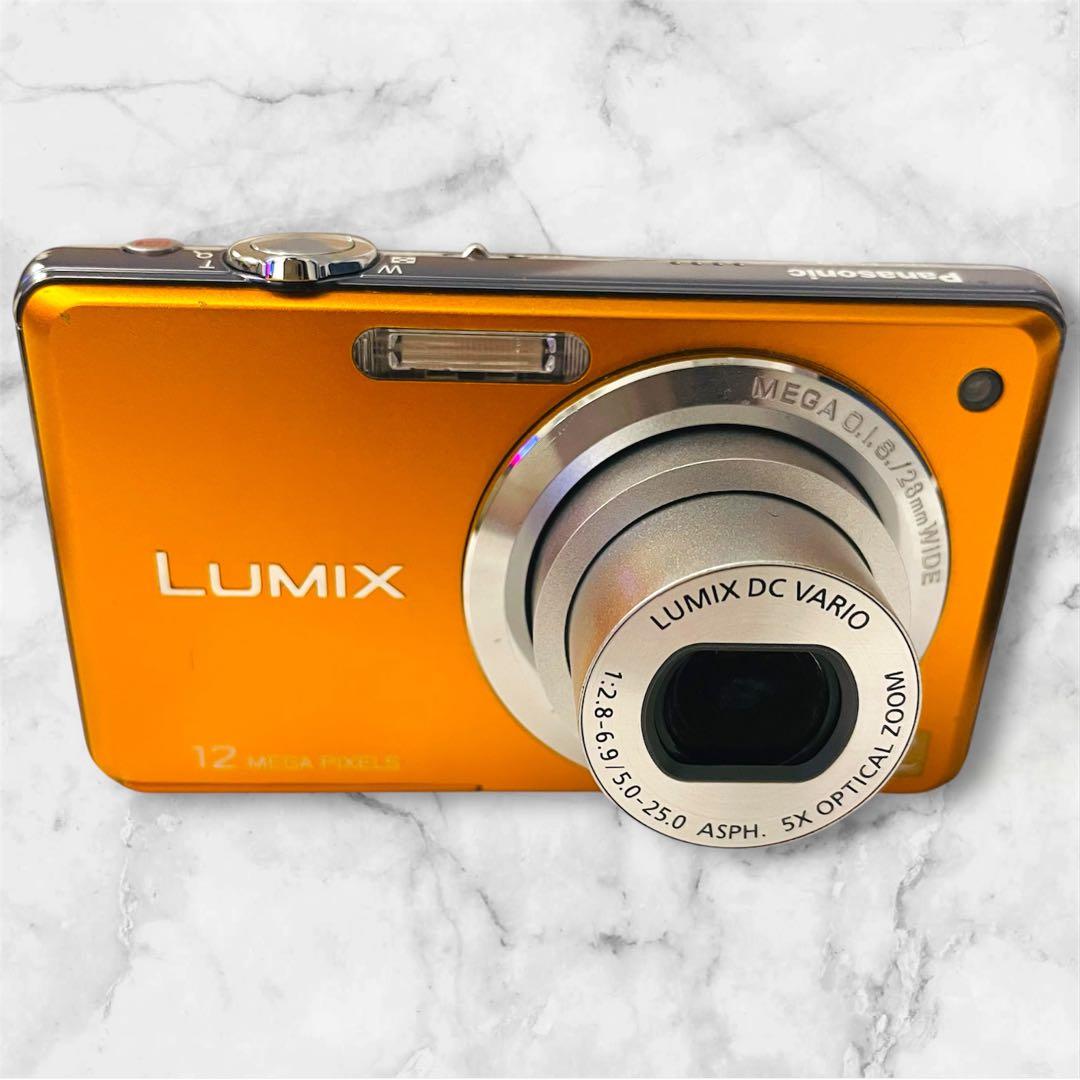 Panasonic LUMIX DMC-FS10 オレンジ コンデジ
