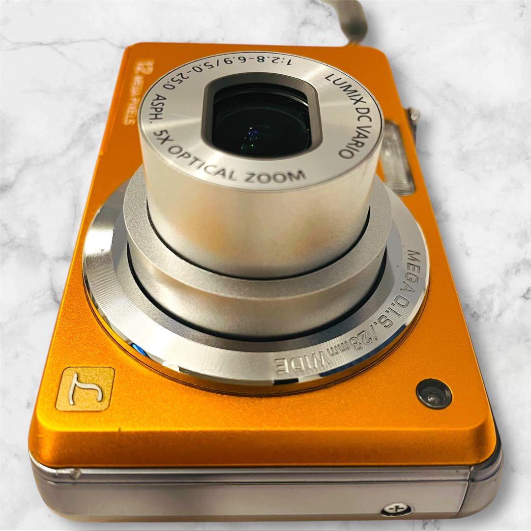 Panasonic LUMIX DMC-FS10 オレンジ コンデジ