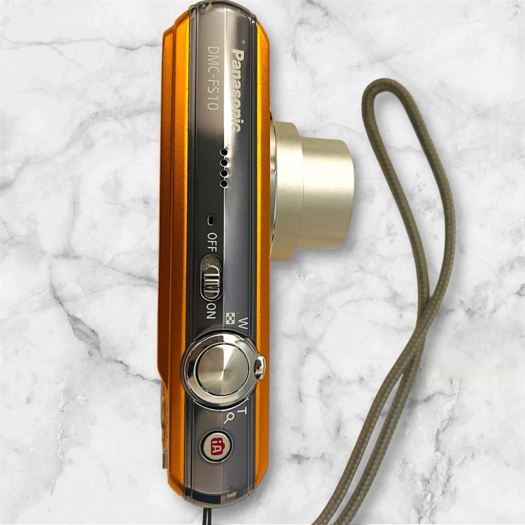 Panasonic LUMIX DMC-FS10 オレンジ コンデジ