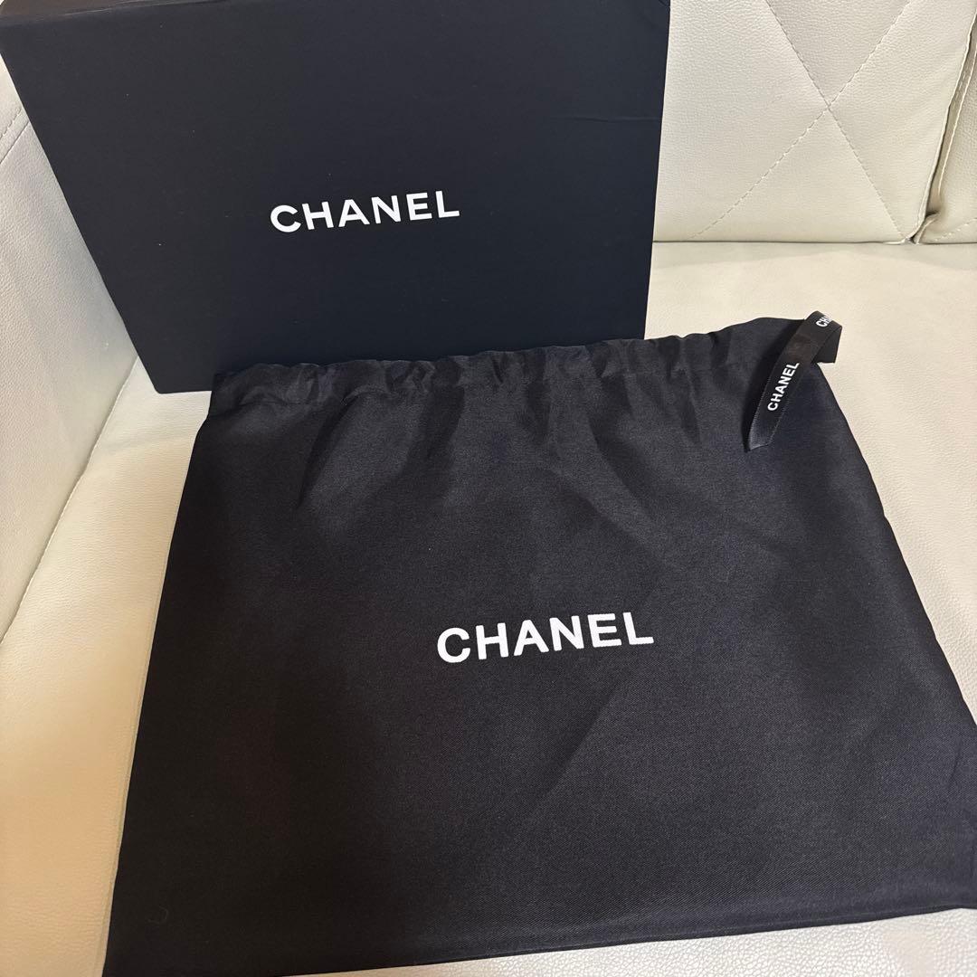 ノベルティCHANEL チェーン フラップバッグ キャビアスキン 2way