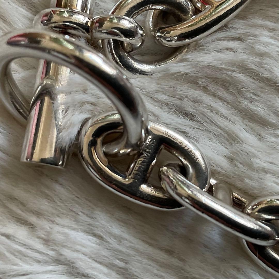 【美品】HERMES エルメス シェーヌダンクル MM 16ブレスレット
