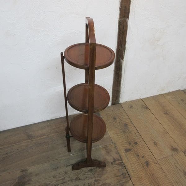 イギリス アンティーク 家具 ケーキスタンド プランツスタンド 英国 6888d