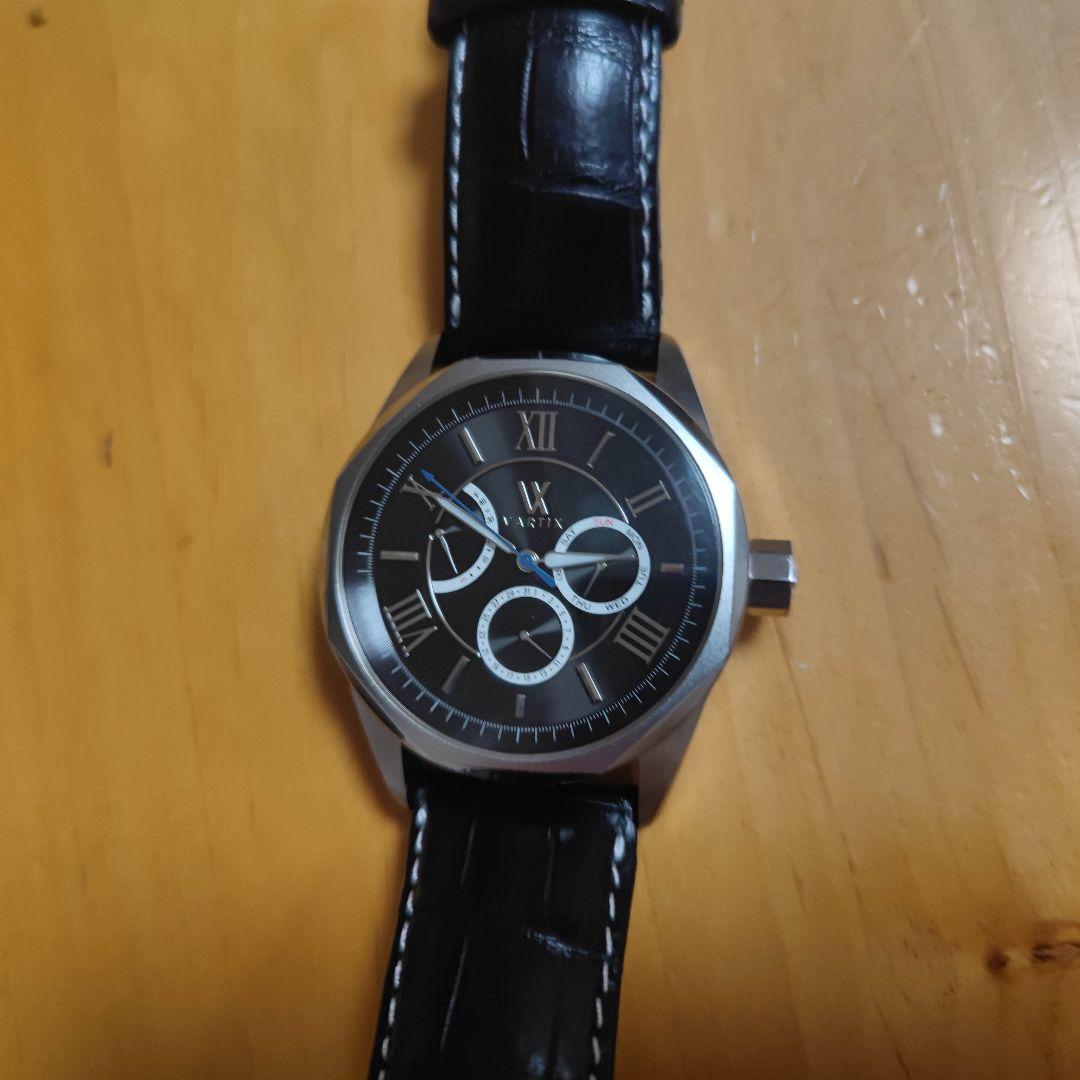 箱のみ美品 天然ダイヤ鑑定書付　VARTIX PR01-0278 革ベルト