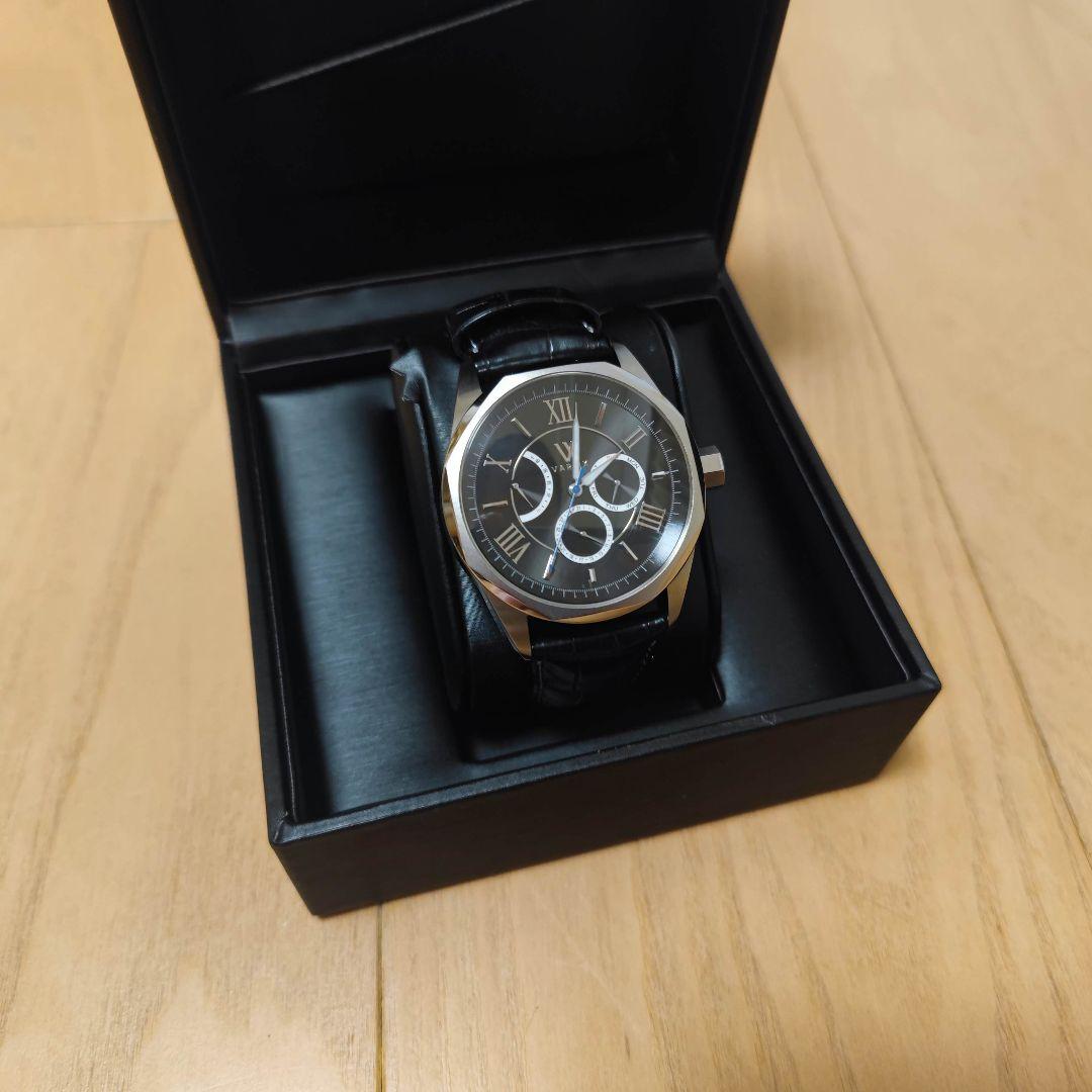 箱のみ美品 天然ダイヤ鑑定書付　VARTIX PR01-0278 革ベルト