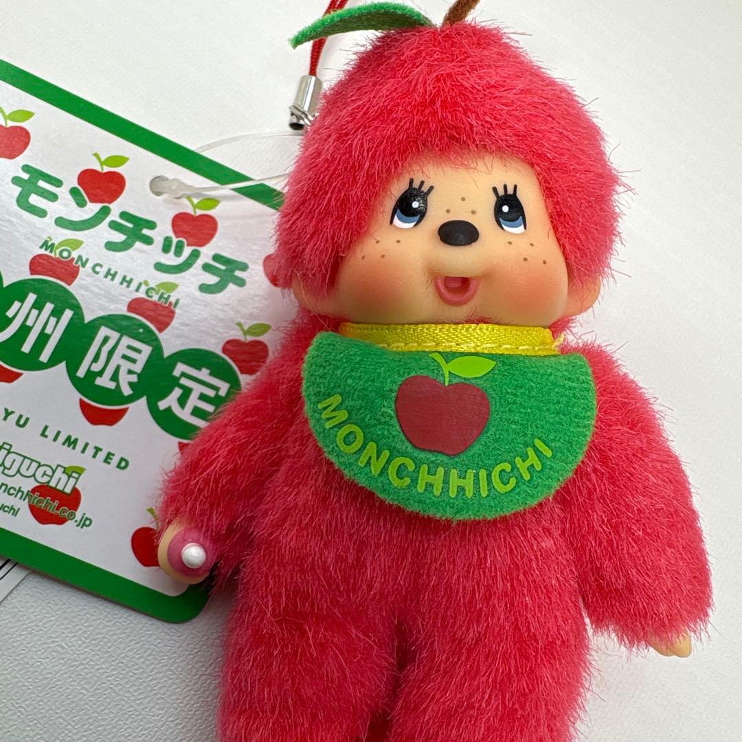 新品 信州限定 リンゴ モンチッチ キーホルダー 2050